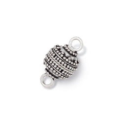 10mm Concentric Miligrain Design Magnetic Clasp 1 piece (ONLINE ORDER ONLY)