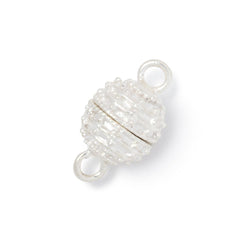 10mm Miligrain Beehive Design Magnetic Clasp 1 piece