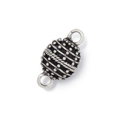 10mm Miligrain Beehive Design Magnetic Clasp 1 piece