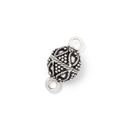 10mm Miligrain Pear Design Magnetic Clasp 1 piece (ONLINE ORDER ONLY)