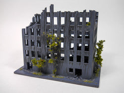 Ruined City Building (Wood) - 15MMDF262 (Online Order Only)