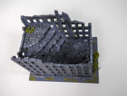 Ruined City Building (Wood) - 15MMDF262 (Online Order Only)