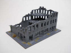 Ruined City Building (Wood) - 15MMDF261 (Online Order Only)