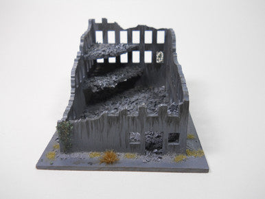 Ruined City Building (Wood) - 15MMDF261 (Online Order Only)