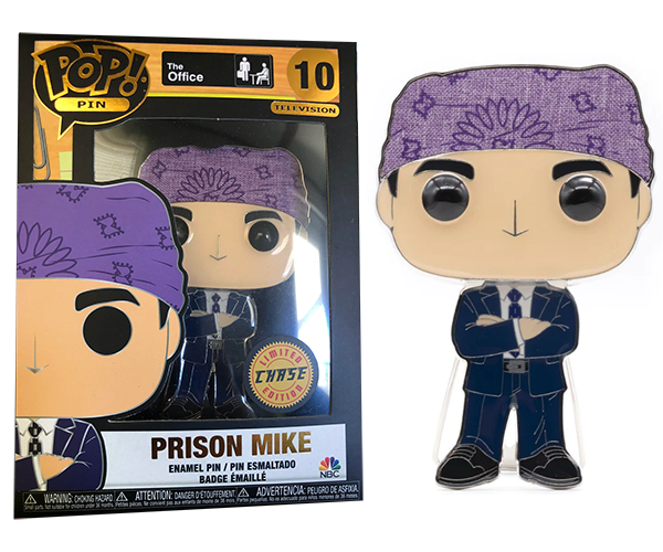 Pop! Pins Prison Mike (The Office) 10  **Chase** (Online Order Only)