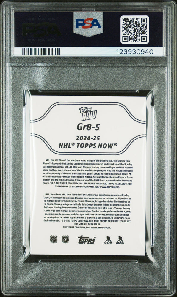 Graded 2024 Topps Now Alex Ovechkin #5 The GR8 Chase Sticker Hockey Card PSA 9 Mint (ONLINE ORDER ONLY)