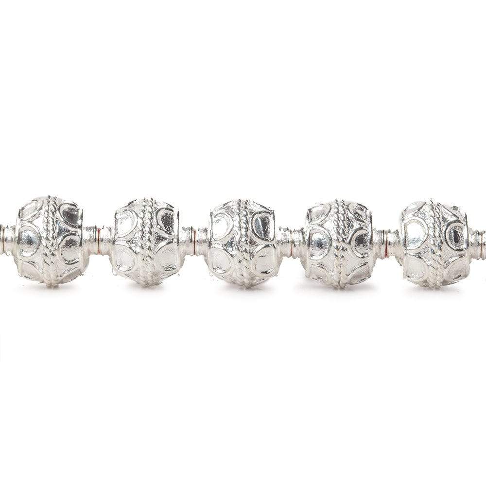10x10mm Sterling Silver Plated Copper Beads Roval Simple Arch (ONLINE ORDER ONLY)