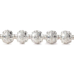 10x10mm Sterling Silver Plated Copper Beads Roval Simple Arch (ONLINE ORDER ONLY)