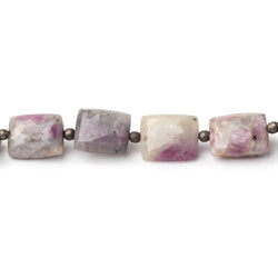 10x7-11x8mm Ruby in Marble Faceted Rectangle Beads 8 inch 16 pieces (ONLINE ORDER ONLY)