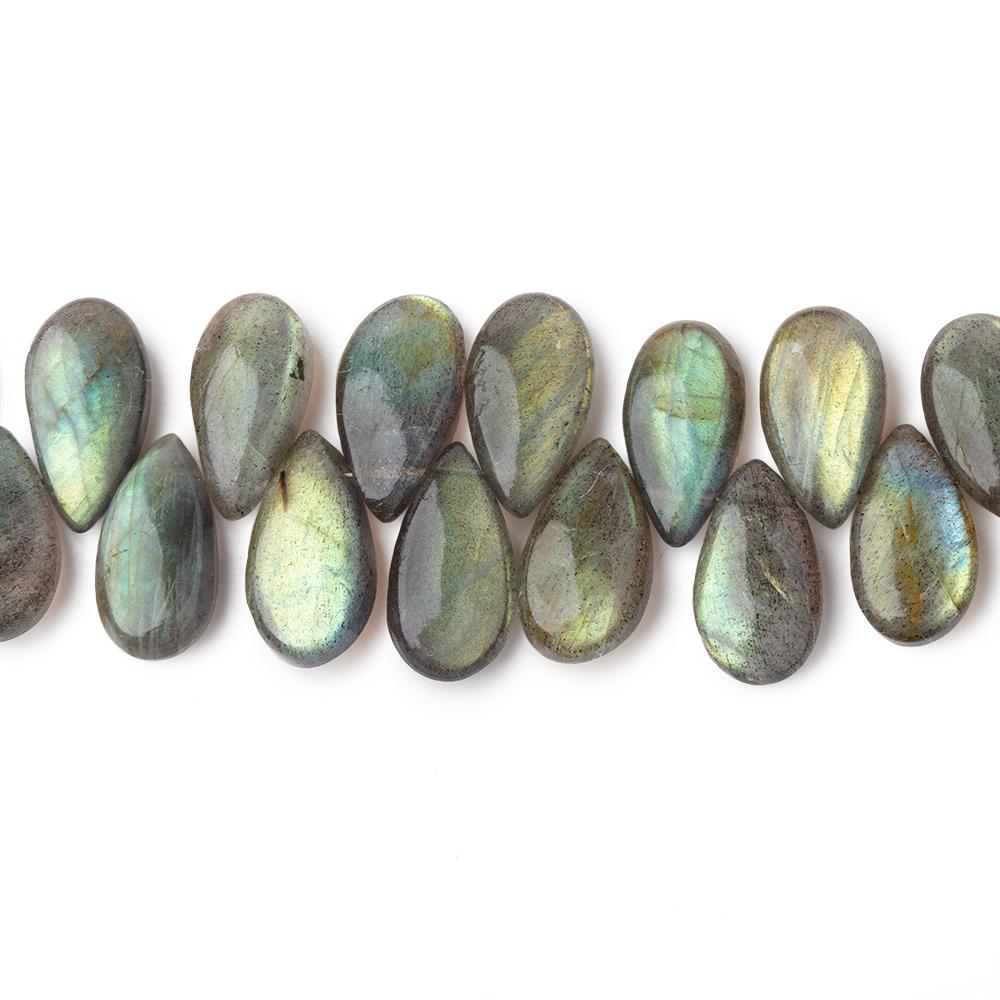 5x8-10x7mm Labradorite Plain Pear Beads 7 inch 50 pieces (ONLINE ORDER ONLY)