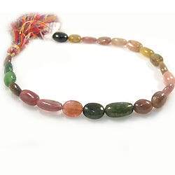 10x8mm Multi Color Tourmaline Tumbled Nugget (ONLINE ORDER ONLY)