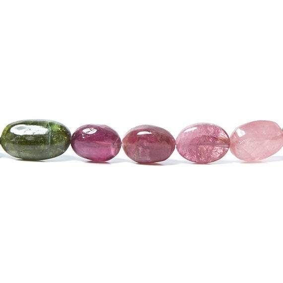 10x8mm Multi Color Tourmaline Tumbled Nugget (ONLINE ORDER ONLY)