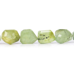 11-13mm Prehnite Bead Faceted Nugget Beads 15 inch 24 pcs (ONLINE ORDER ONLY)