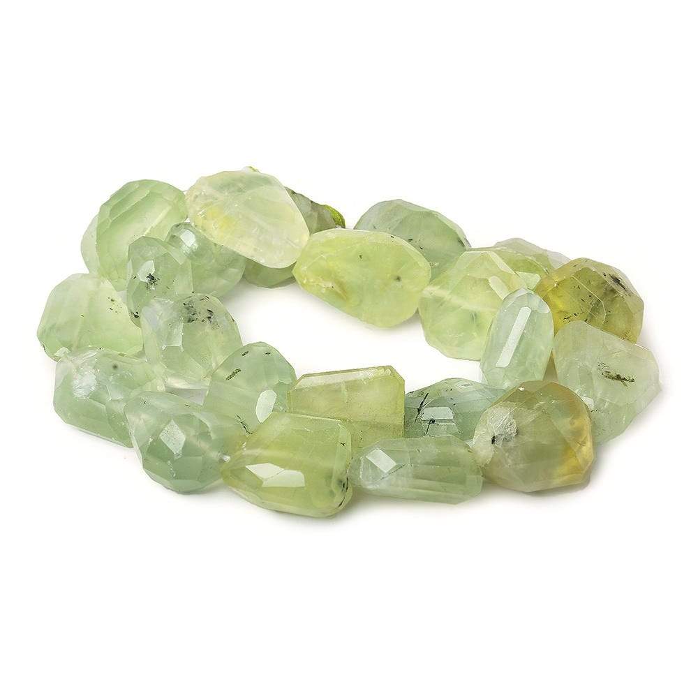 11-13mm Prehnite Bead Faceted Nugget Beads 15 inch 24 pcs (ONLINE ORDER ONLY)
