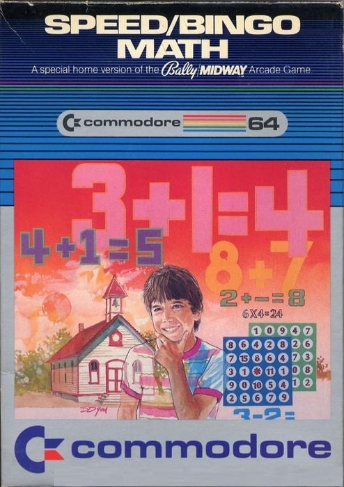 Speed/Bingo Math (Commodore 64) (ONLINE ORDER ONLY)