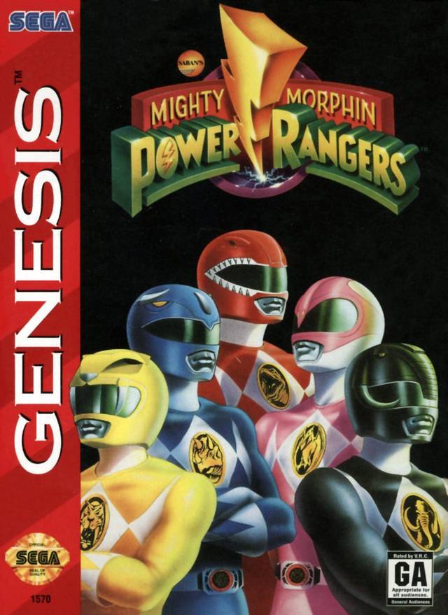 Mighty Morphin Power Rangers (Sega Genesis) (ONLINE ORDER ONLY)
