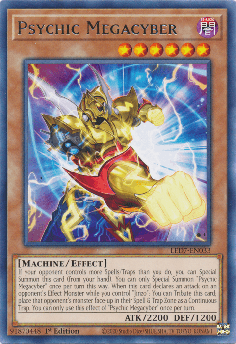 Psychic Megacyber [LED7-EN033] Rare (ONLINE ORDER ONLY)