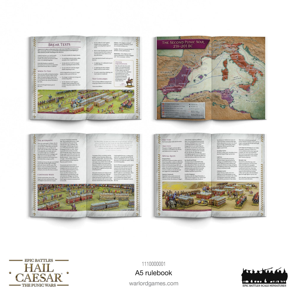 Hail Caesar Epic Battles: The Punic Wars Rulebook (ONLINE ORDER ONLY)