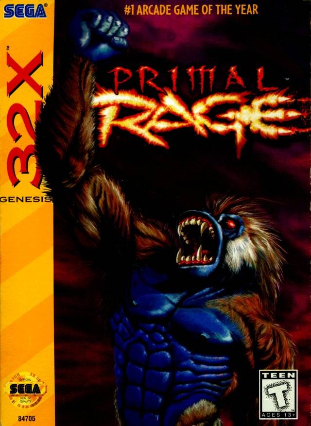 Primal Rage 32X (Sega Genesis) (ONLINE ORDER ONLY)