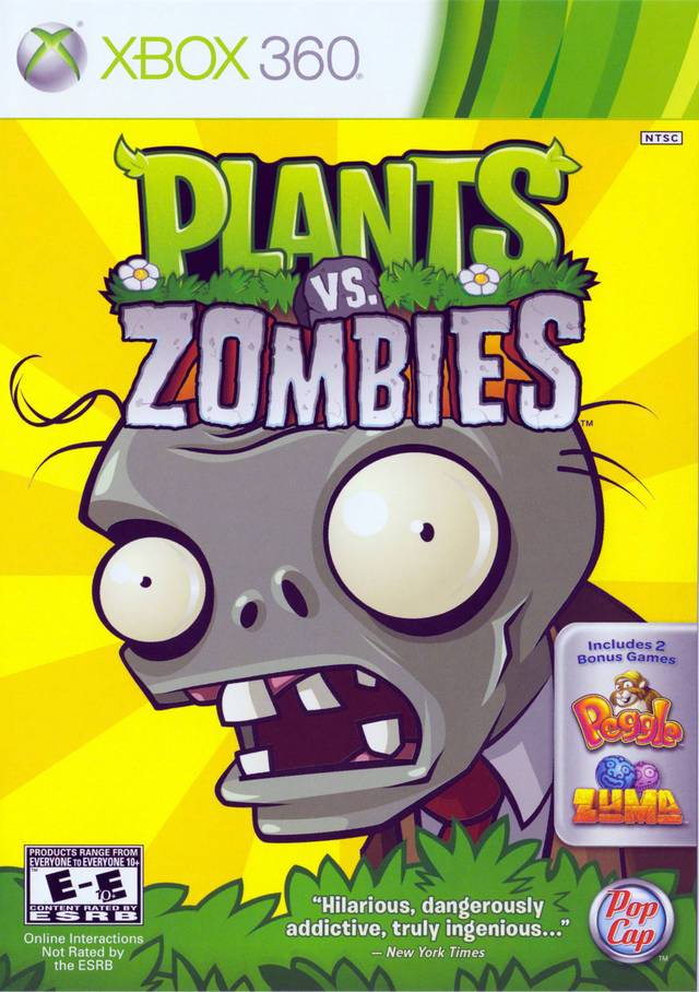 Plants vs. Zombies (Xbox 360) (ONLINE ORDER ONLY)