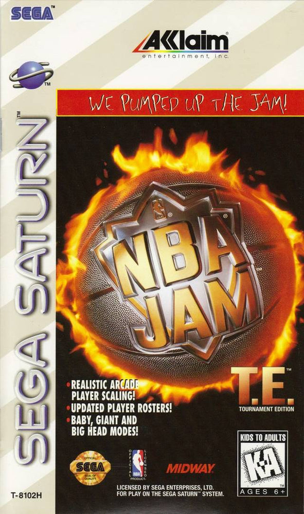 NBA Jam Tournament Edition (Sega Saturn) (ONLINE ORDER ONLY)