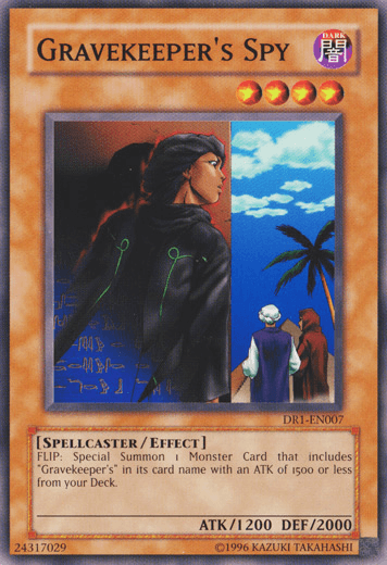 Gravekeeper's Spy [DR1-EN007] Common (ONLINE ORDER ONLY)