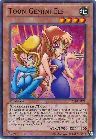 Toon Gemini Elf [BP01-EN128] Starfoil Rare (ONLINE ORDER ONLY)