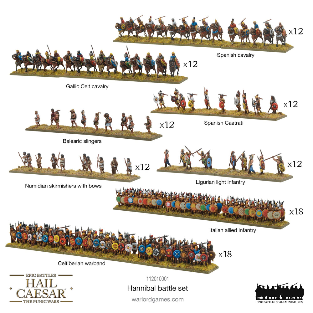 Hail Caesar Epic Battles: Punic Wars -  Hannibal Battle Set (ONLINE ORDER ONLY)
