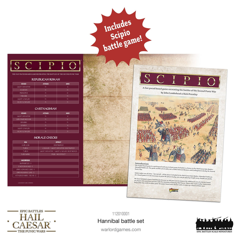 Hail Caesar Epic Battles: Punic Wars -  Hannibal Battle Set (ONLINE ORDER ONLY)