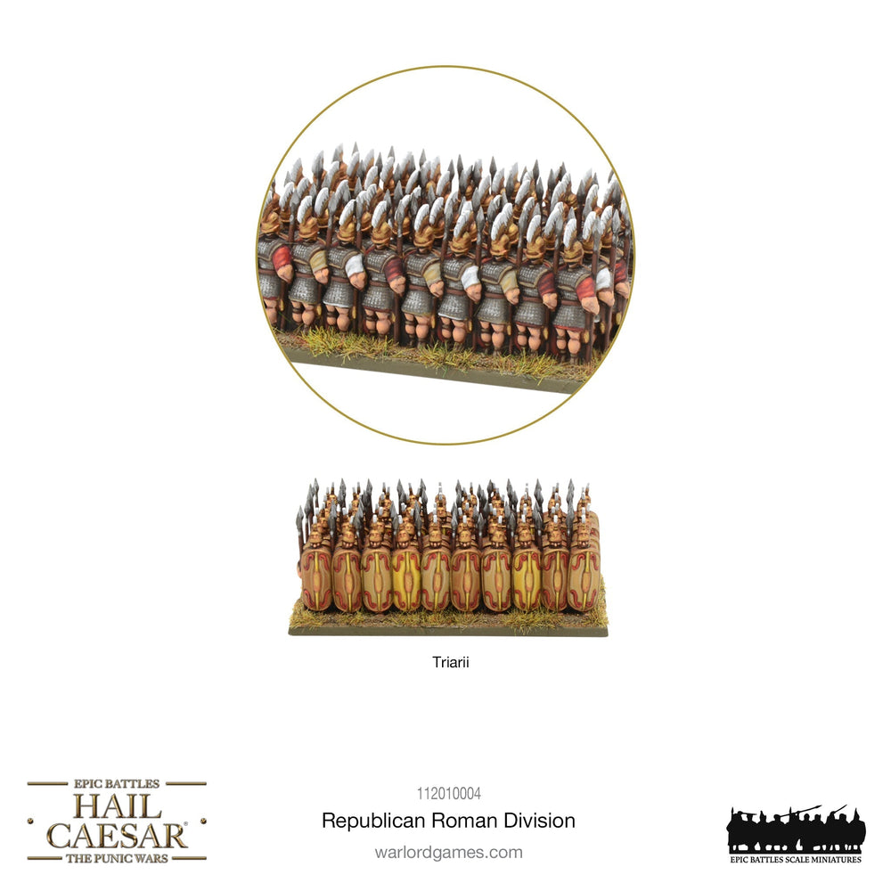 Hail Caesar Epic Battles: Punic Wars - Republican Roman Division (ONLINE ORDER ONLY)