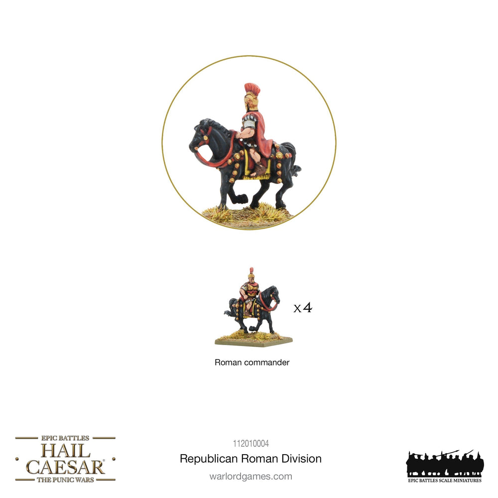 Hail Caesar Epic Battles: Punic Wars - Republican Roman Division (ONLINE ORDER ONLY)