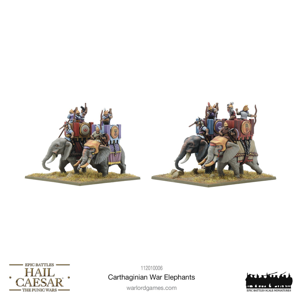 Hail Caesar Epic Battles: Punic Wars - Carthaginian War Elephants (ONLINE ORDER ONLY)