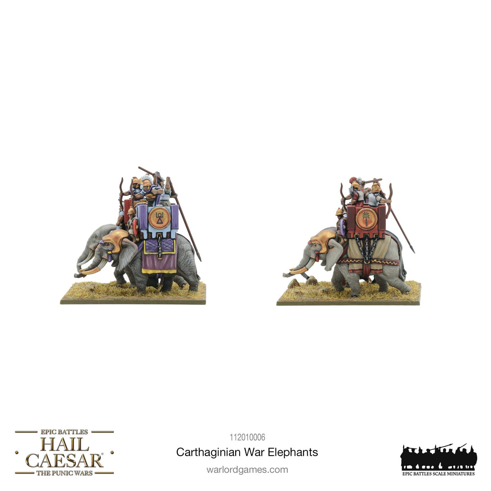 Hail Caesar Epic Battles: Punic Wars - Carthaginian War Elephants (ONLINE ORDER ONLY)