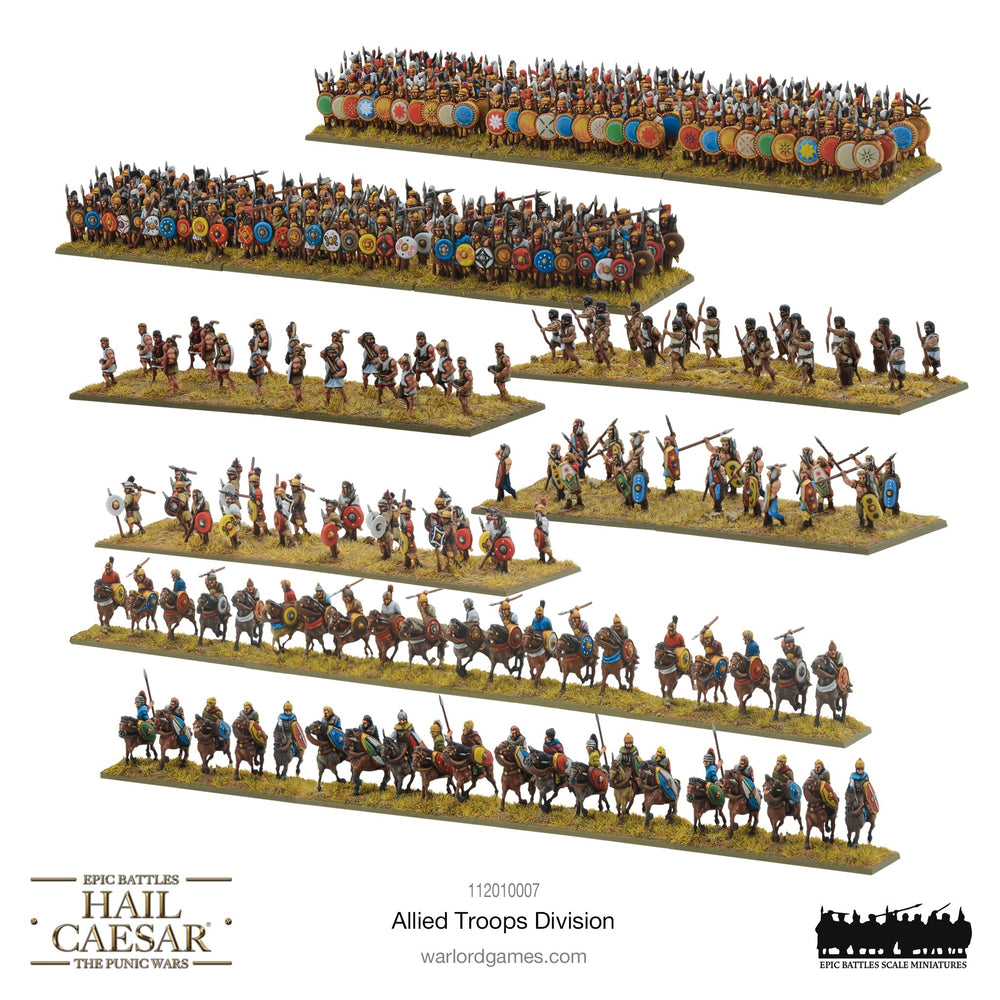Hail Caesar Epic Battles: Punic Wars - Allied Troops Division (ONLINE ORDER ONLY)