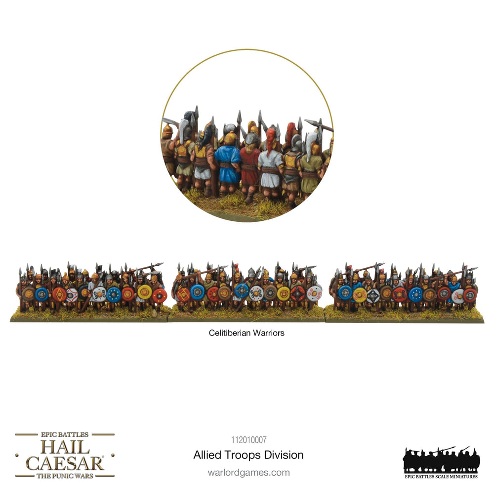 Hail Caesar Epic Battles: Punic Wars - Allied Troops Division (ONLINE ORDER ONLY)