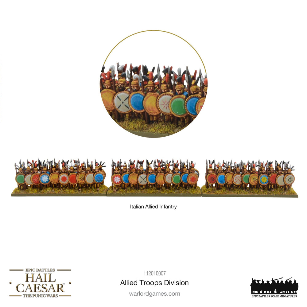 Hail Caesar Epic Battles: Punic Wars - Allied Troops Division (ONLINE ORDER ONLY)