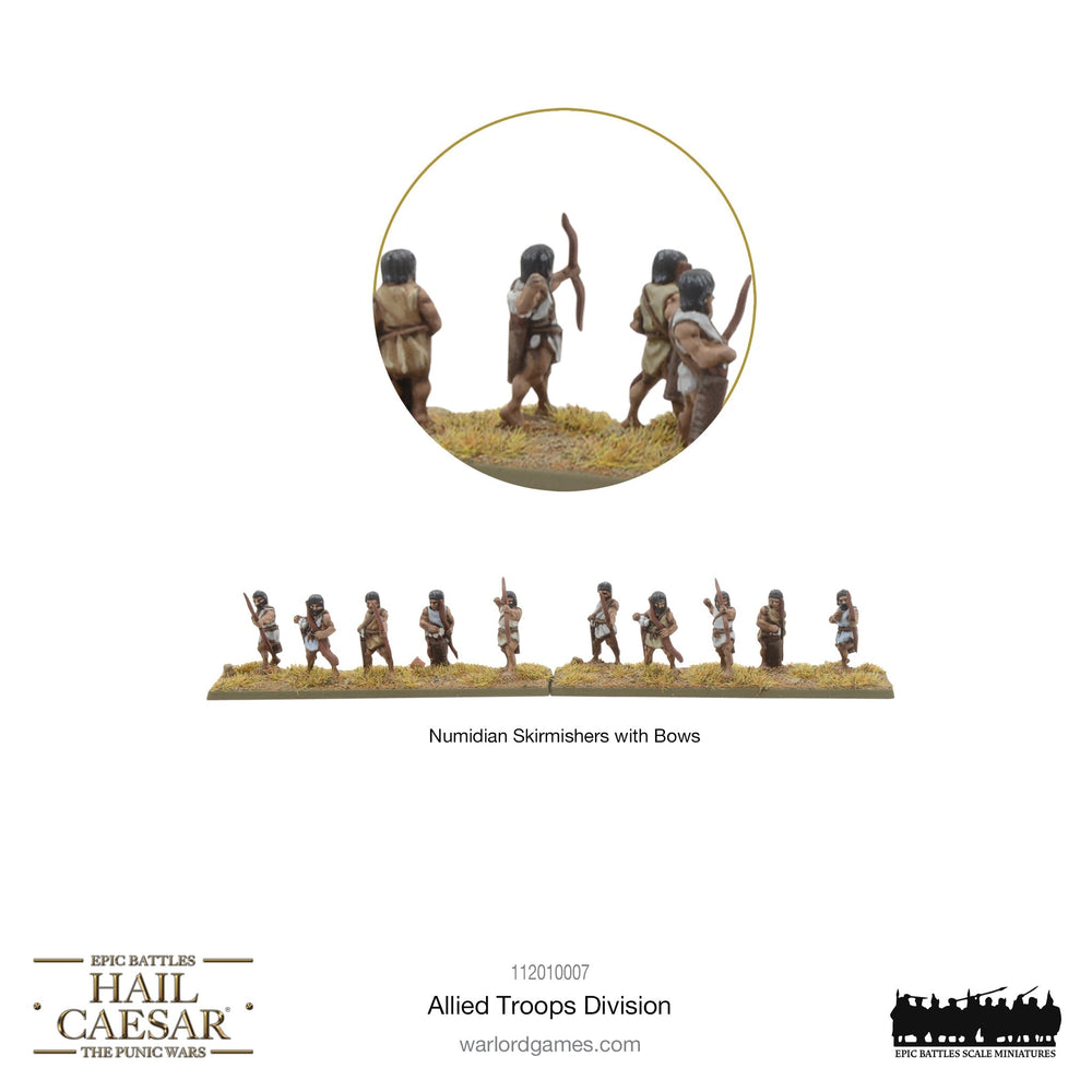 Hail Caesar Epic Battles: Punic Wars - Allied Troops Division (ONLINE ORDER ONLY)