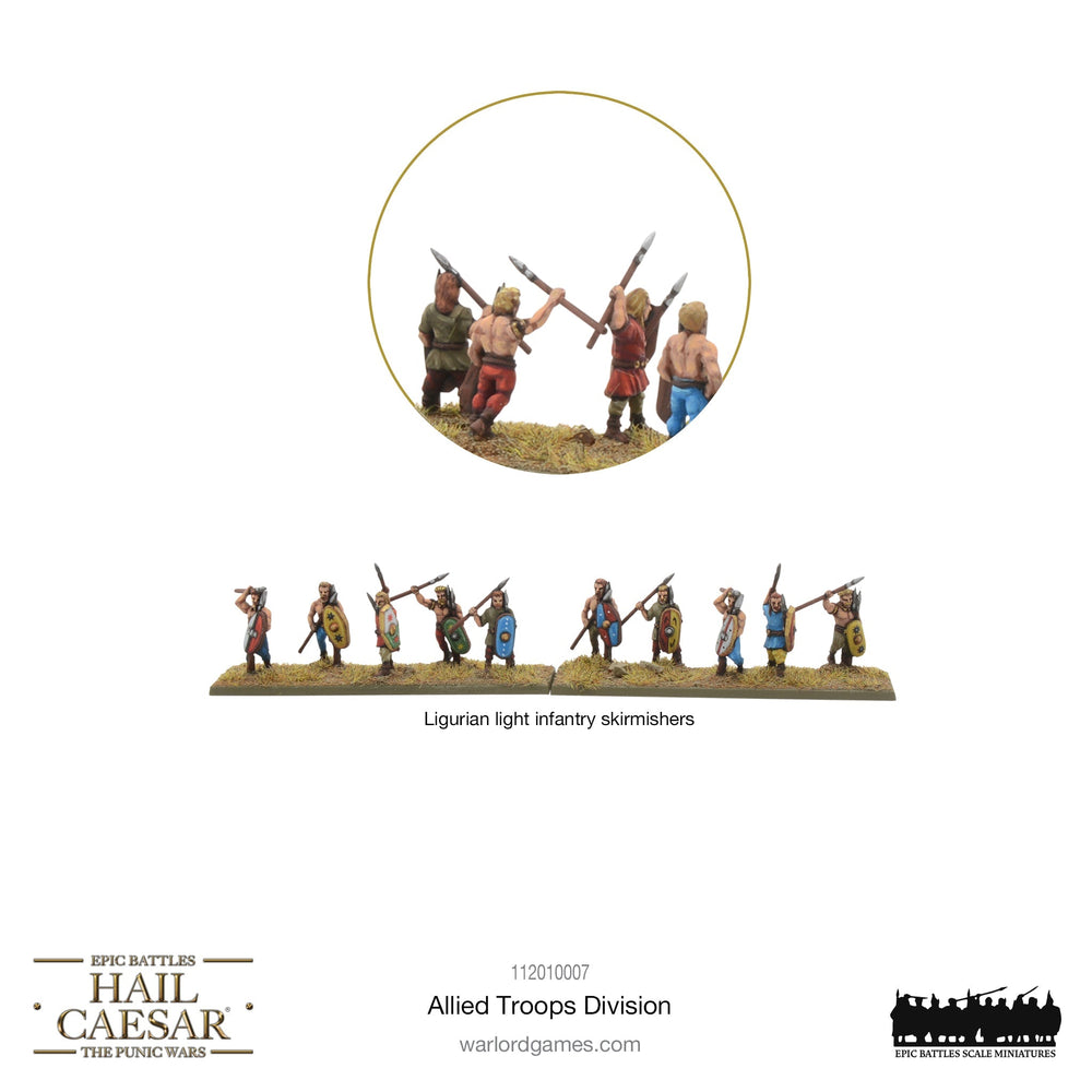 Hail Caesar Epic Battles: Punic Wars - Allied Troops Division (ONLINE ORDER ONLY)