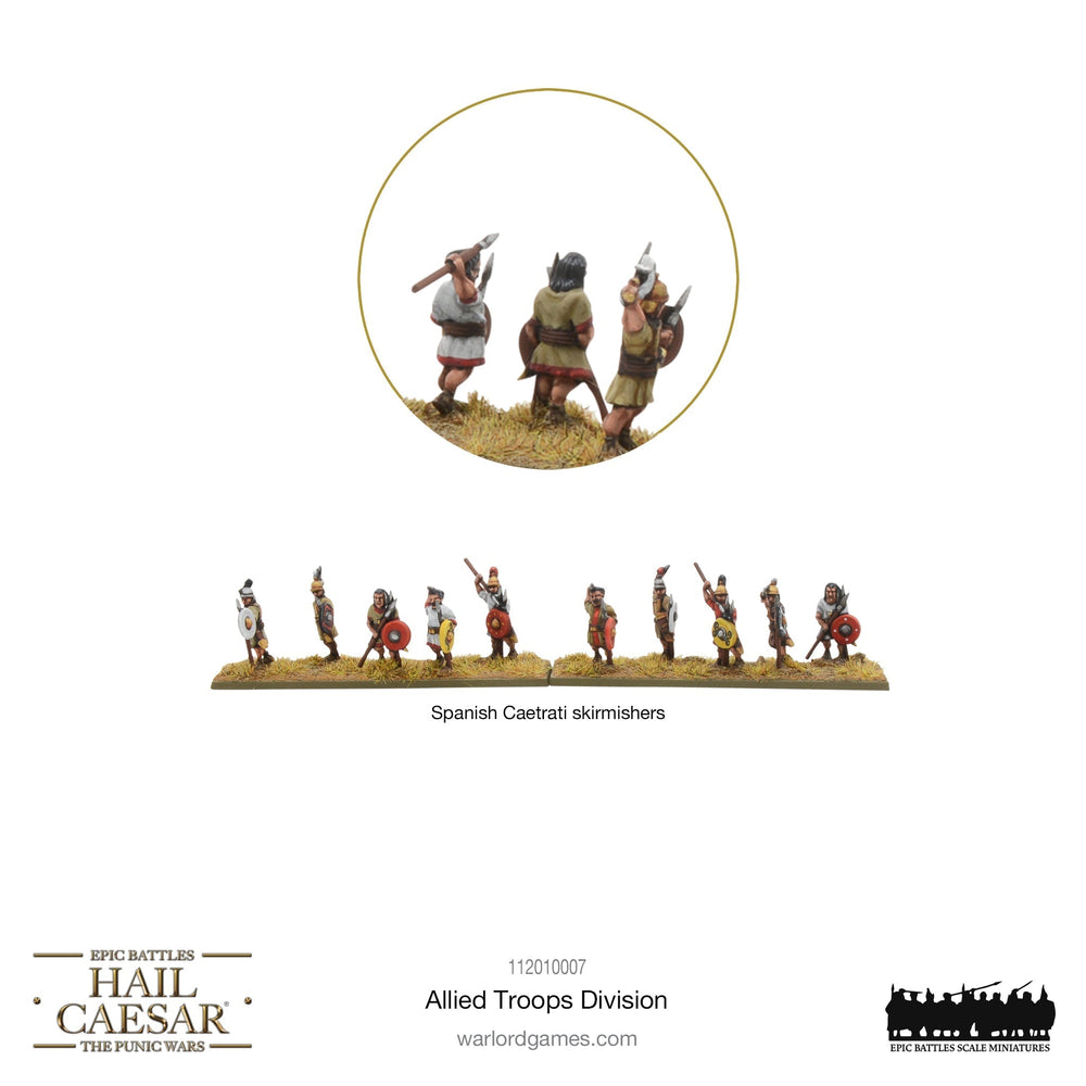 Hail Caesar Epic Battles: Punic Wars - Allied Troops Division (ONLINE ORDER ONLY)