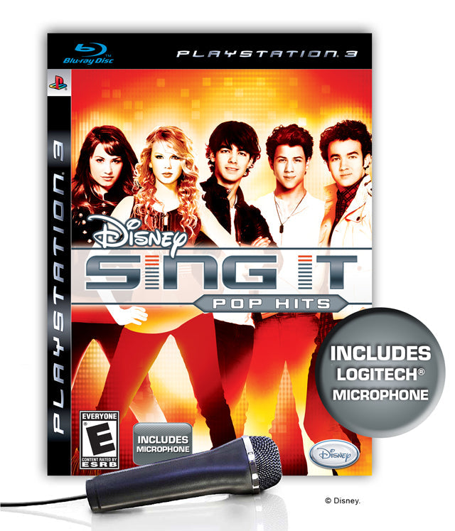 Disney Sing It: Pop Hits with Microphone (Playstation 3) (Online Order Only)