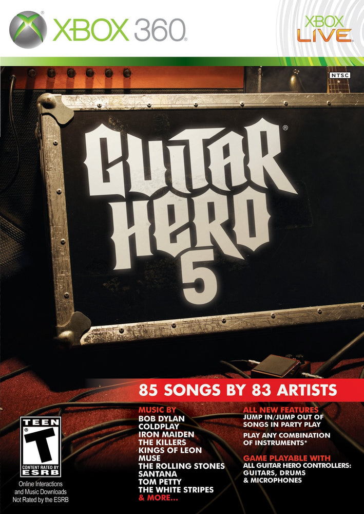 Guitar Hero 5 (Xbox 360) (ONLINE ORDER ONLY)