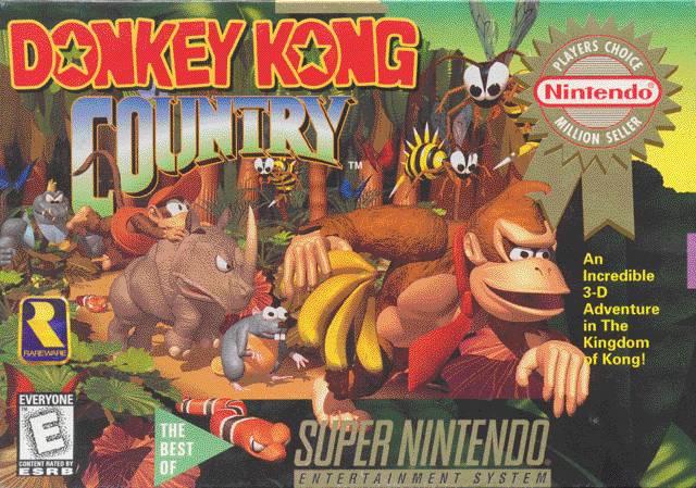 Donkey Kong Country (Player's Choice) (Super Nintendo) (Online Only)