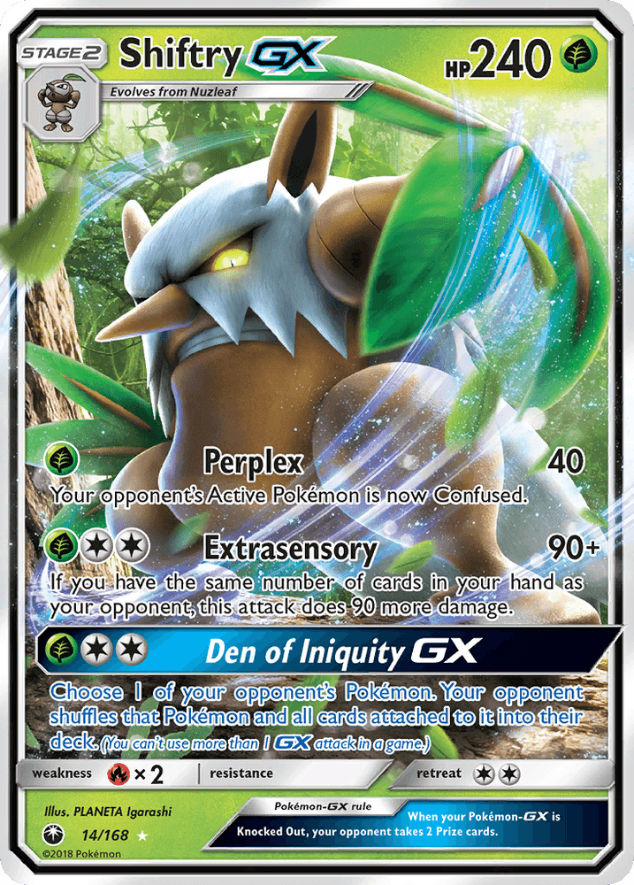 Shiftry GX (14/168) [Sun & Moon: Celestial Storm] (Online Only)