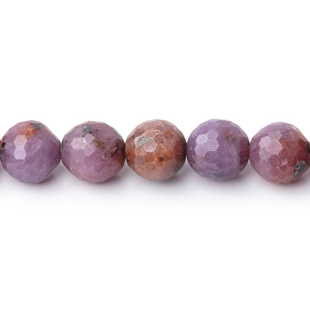 7.5mm Ruby faceted round beads 15.5 inch 50 pieces (ONLINE ORDER ONLY)