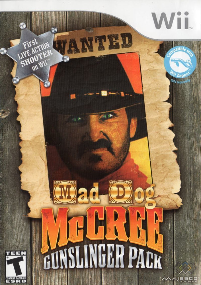 Mad Dog McCree: Gunslinger Pack (Wii) (Online Order Only)