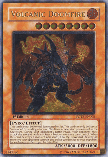 Volcanic Doomfire [FOTB-EN008] Ultimate Rare (ONLINE ORDER ONLY)