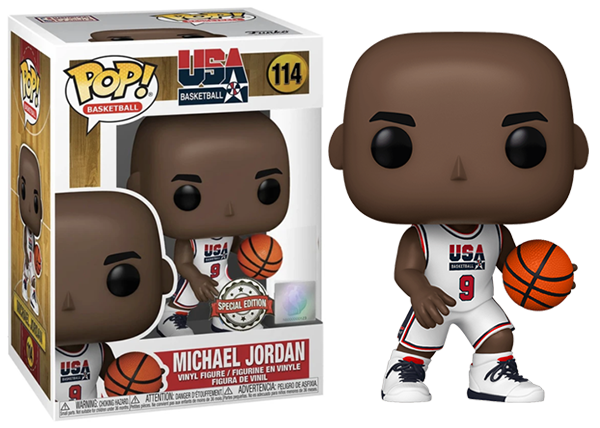 Michael Jordan (White, Team USA, NBA) 114 - Special Edition Exclusive (Online Order Only)