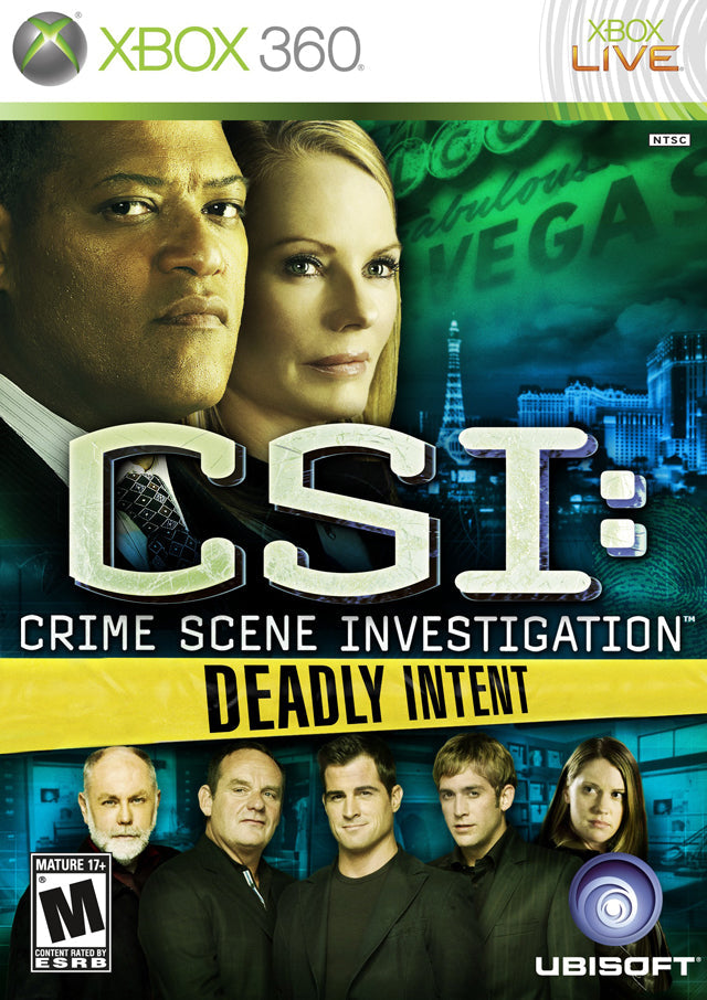 CSI: Crime Scene Investigation: Deadly Intent (Xbox 360) (ONLINE ORDER ONLY)