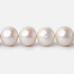 11.5x11-13.5x14mm Cream Near Round Freshwater Pearls 16 inch 31 pieces (ONLINE ORDER ONLY)