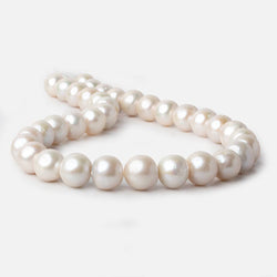 11.5x11-13.5x14mm Cream Near Round Freshwater Pearls 16 inch 31 pieces (ONLINE ORDER ONLY)